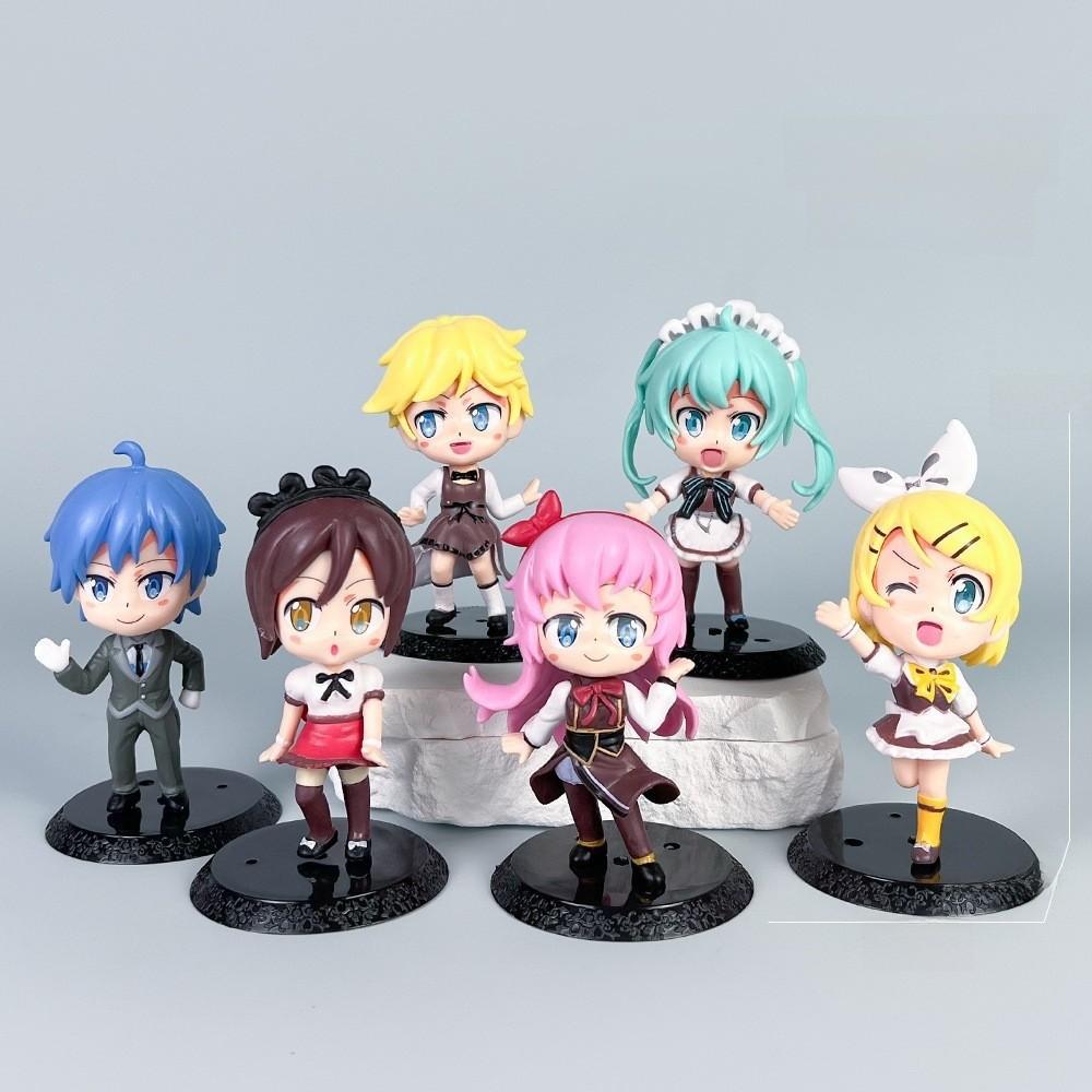 Hatsune Miku Pvc Figurine Collection Set With Assembly For Anime Enthusiasts And Display