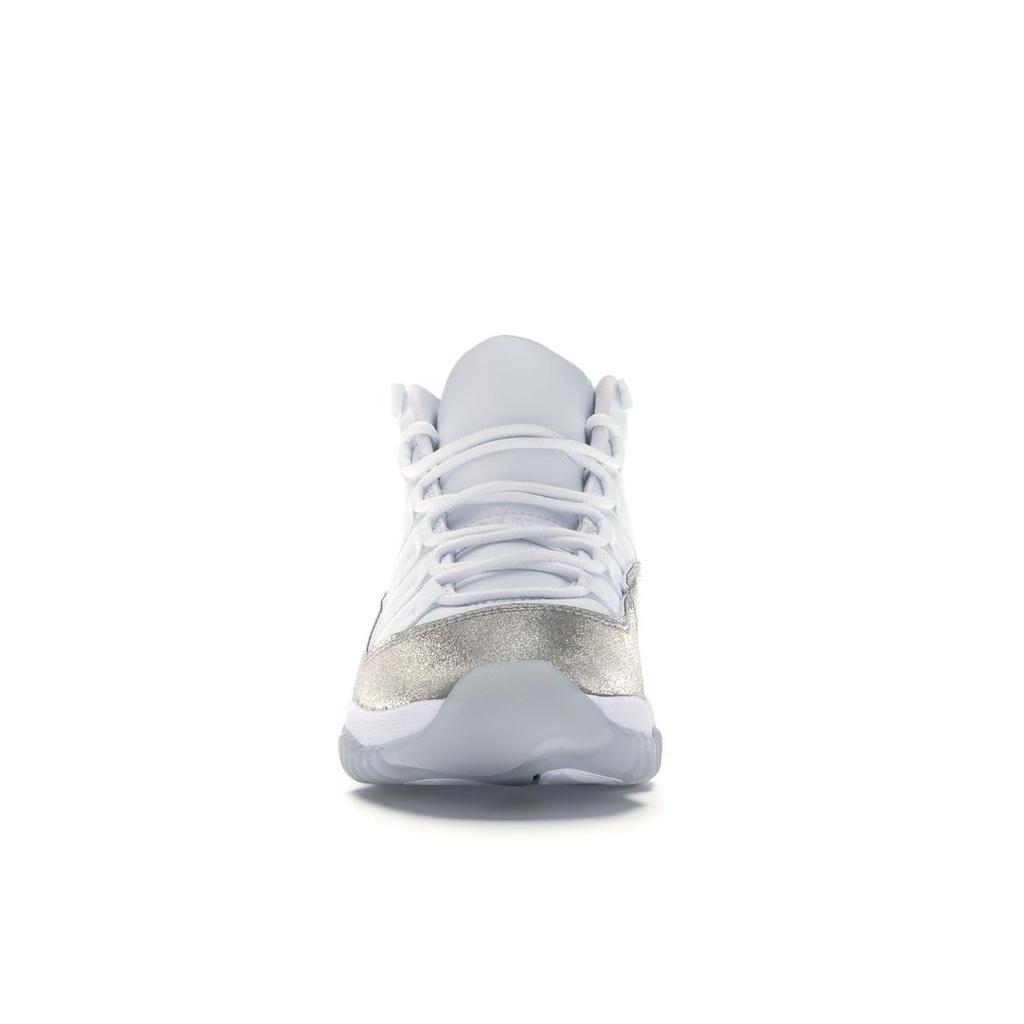 Air Jordan 11 Retro Vast Grey Women Sneakers White Metallic-Silver-Vast-Grey AR0715-100
