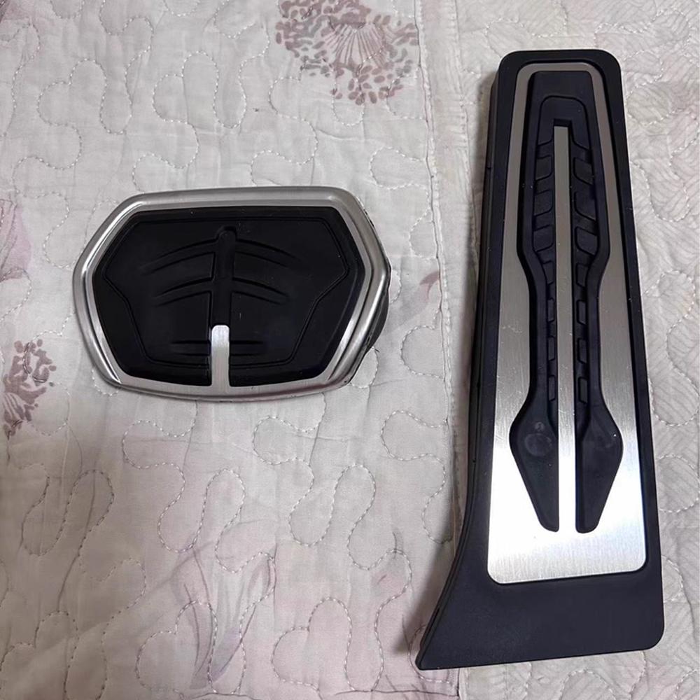 Car Gas Brake Pedal for BMW 2 Series GT F45 F46 U06 220i 2014~2024 Stainless Steel Anti-Slip Footrest Pedals Cover Accessories