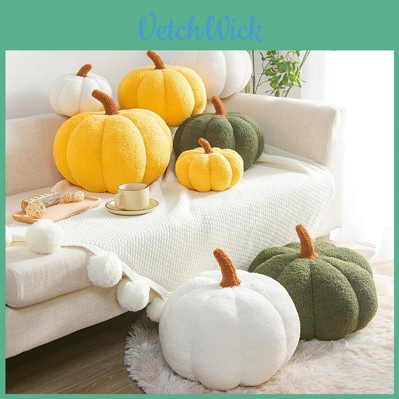 Add A Touch Of Fun To Your Home Decor With This Funny Pumpkin Sofa Cushion Handmade With Love