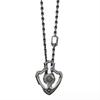 Collier pendentif engrenage mécanique rotatif, Collier engrenage punk rétro