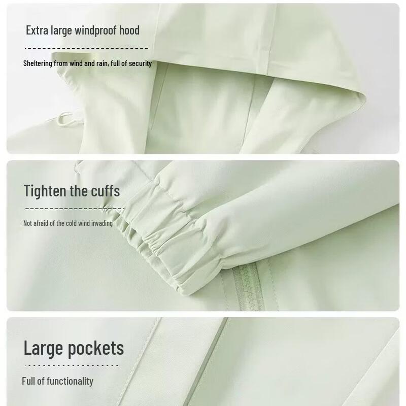 Honeysome Women's Outdoor Windproof Waterproof Jacket