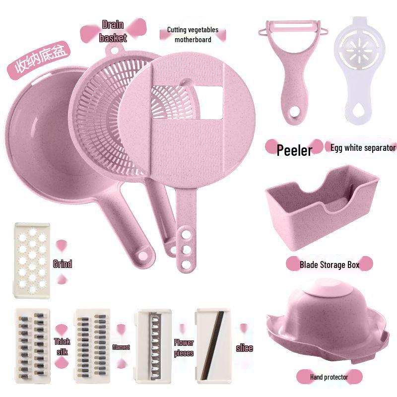 Multifunctional Kitchen Vegetable and Potato Grater & Slicer