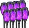12LED Solar Street Torch - Outdoor Flame Light Simulation for Courtyard Decor