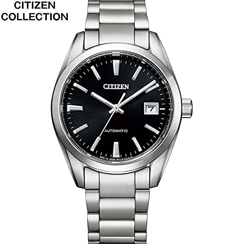 Citizen Collection NB1050-59E Men's Automatic Watch, Water Resistant, Date Display, Second Hand, Made in Japan, Silver
