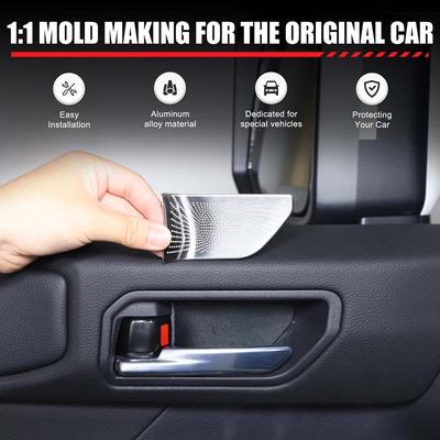 Metyoucar For Toyota Land Cruiser Prado 250 LC250 2024-25 Car Inner Door Bowl Cover Decoration Sticker Interior Car Accessories