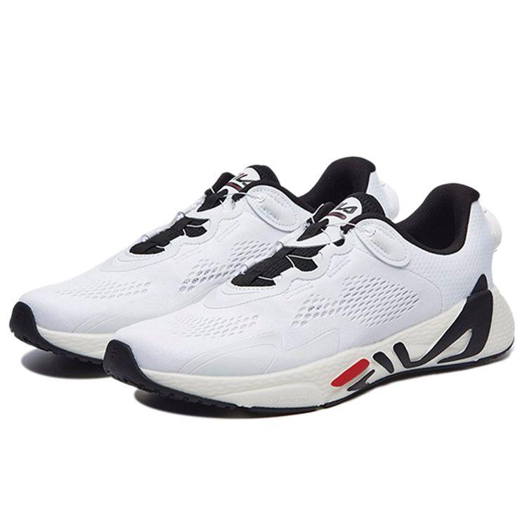 FILA Heritage-FHT Mesh Fabric Low-Top Running Shoes Men sneaker White A12M132103FWT