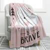 Coperta Carina con Volpe Coperta con Stampa di Animali del Bosco a Cartoni Animati Coperta Morbida Calda Coperta Regalo per Bambini Adulti