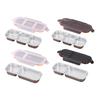 2 Pack Divided Meal Preps Container With Secures Lid Odor Resistant Dishwasher Safe Steel Snacks Box Lunch Organizers