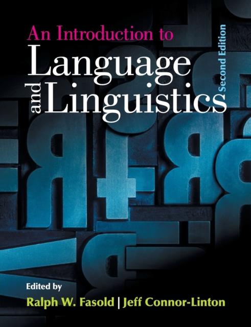 הספר An Introduction To Language and Linguistics