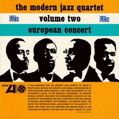 CD MODERN JAZZ QUARTET - European Concert Volume Two WPCR27252 Atlantic 2013 Japan Jazz Used