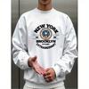 Spring Autumn Outings, Lightweight & Layering-Friendly, Men's Crew Neck Sweatshirt