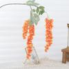 3 Forks Design Artificial Wisteria 93CM Length Wisteria Flowers Fake Silk Flower  Wall Decoration