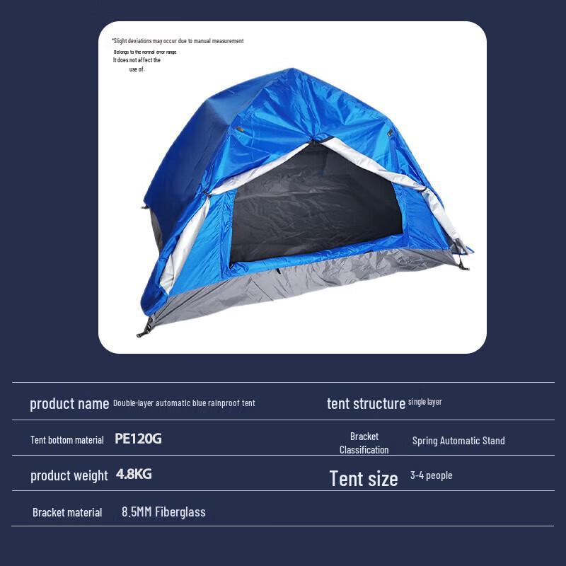 Automatic Double-Layer Rainproof Tent