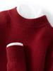 Men's Autumn Thickened Cashmere Round Neck Sweater - Light Business Style
