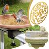 Copper Disc Purification Plate for Birds Bath Brass Tray Safe Water Cleaner Rust-Proof Metal Outdoor Pet Supplies for Tree Statue Pond Balcony