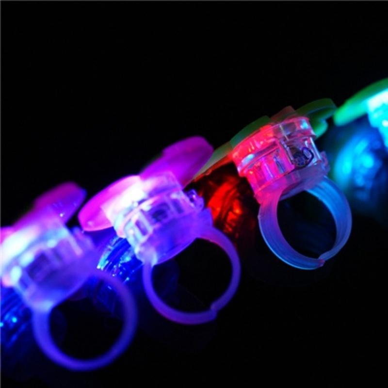 5 PCS Cartoon Finger Ring Toy, LED Flashing Light Toy for Kids Birthday Party Favors,animal and Frui