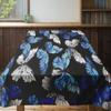 Waterproof Butterfly Tablecloth Blue Floral Dining Table Cover Washable Table Linens Kitchen Decor Party Supplies Home Textiles