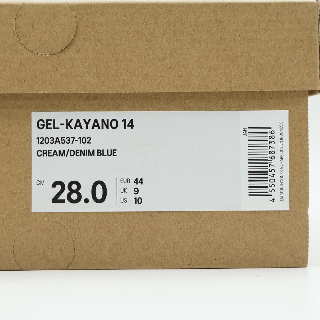 1203A537-102 Asics Gel-Kayano 14 Cream Denim Blue (Men's)