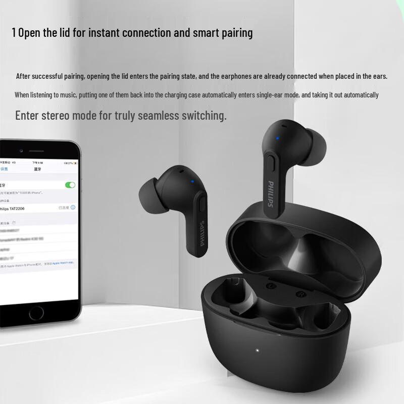 Philips TAT2206 True Wireless Sport Earbuds