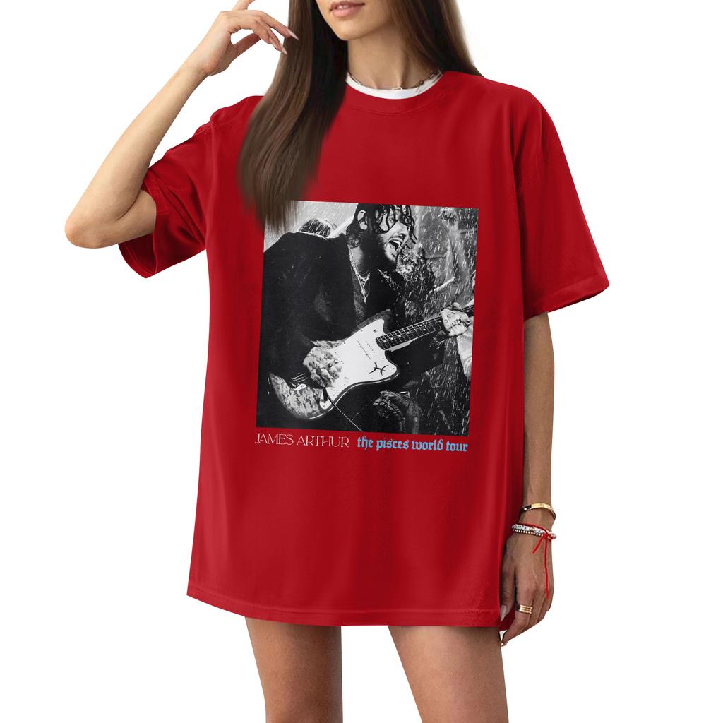 Women's Casual Letter Print Short-sleeved Top T-shirt