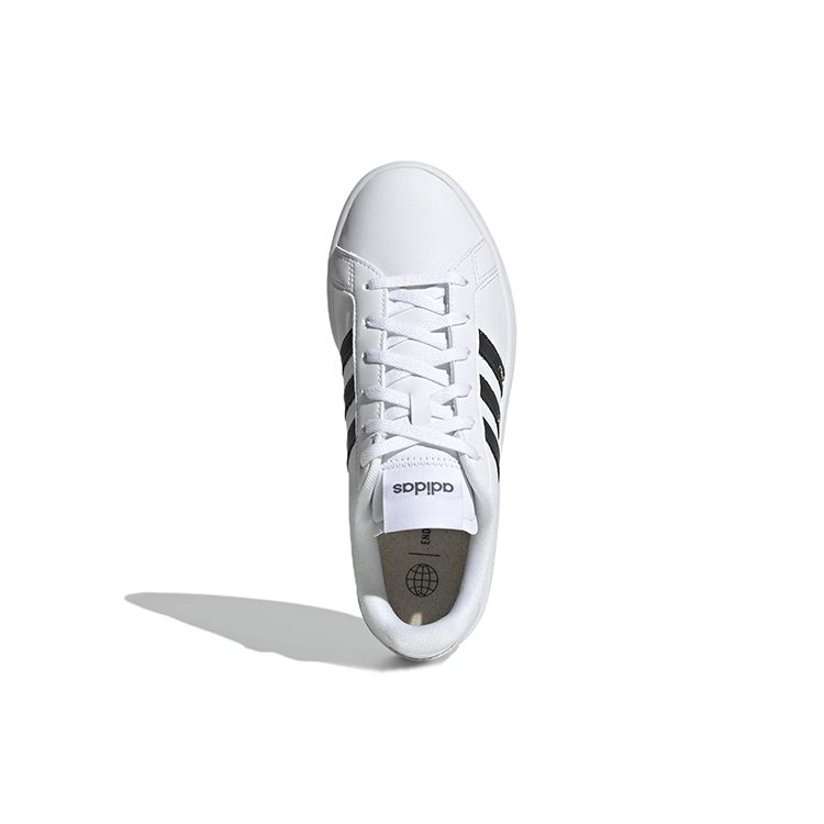 Adidas Neo Grand Court Comfortable Durable Low-Top Sneakers Women Sneakers White Black GX5762