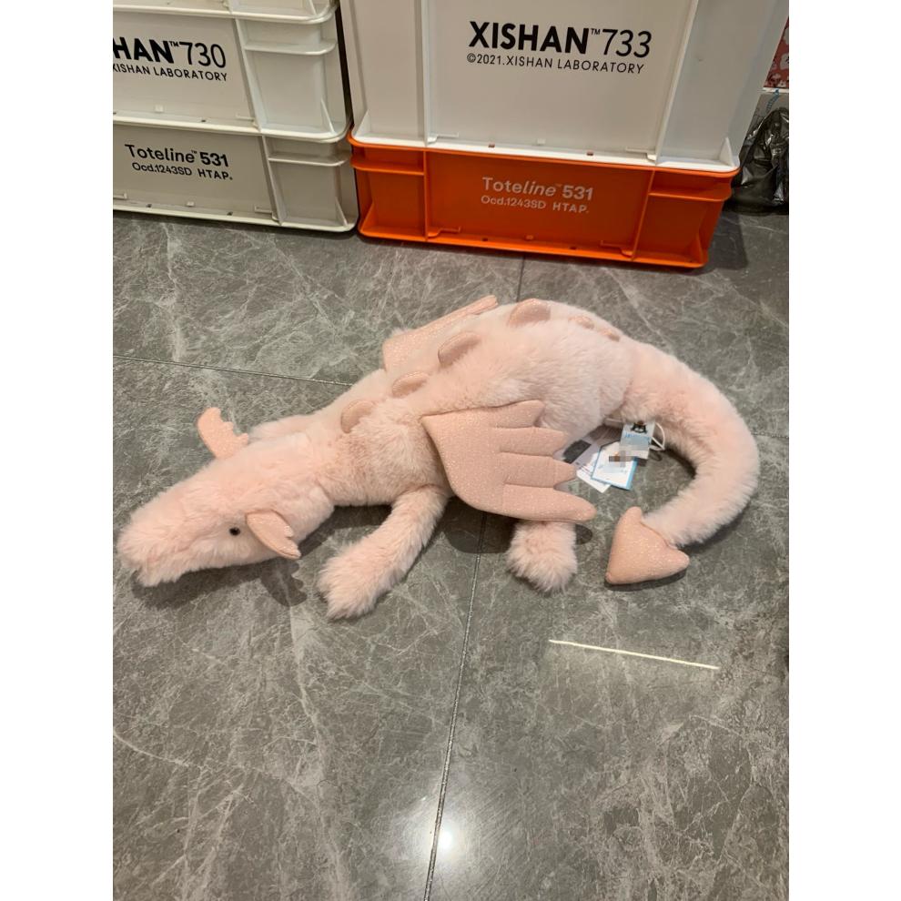 Peluche de Dragón de 50 cm Juguete de Peluche Pequeño Regalo Clásico para Niños Juguetes Suaves para Niños