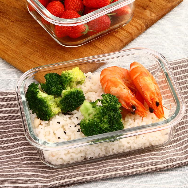 Chuangde Borosilicate Glass Food Storage Containers - 700ml 2-Pack