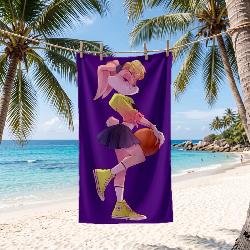 Lola Bunny (1) Beach Towel Large Towel For Pool Summer Vacation Bath Gift