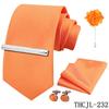 Men'S Business Dress Tie 5-Piece Groom Best Man Dress Accessories Gaowei Dense Jacquard Tie Worker