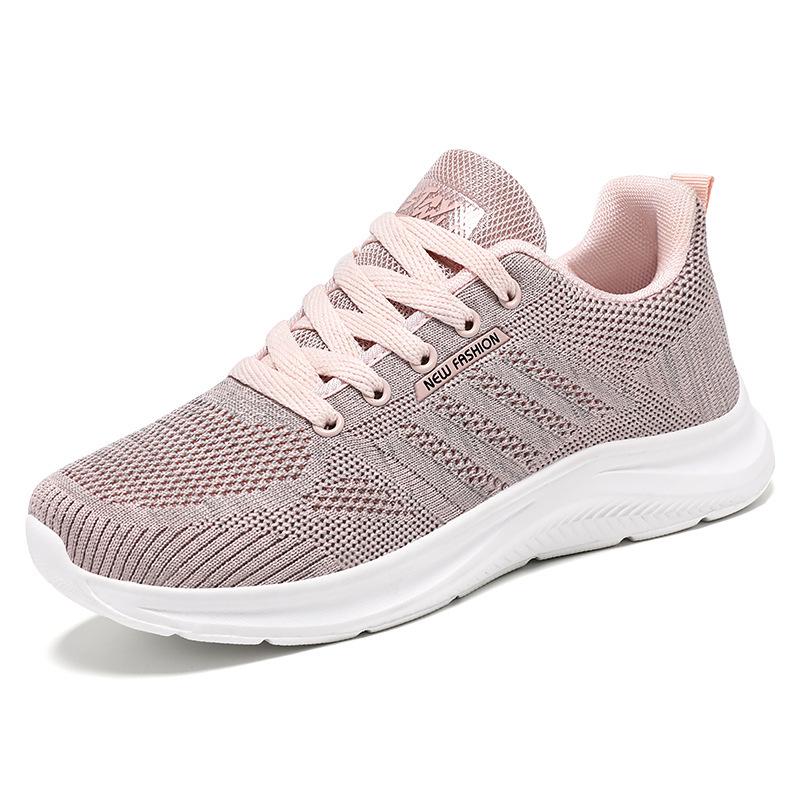 Women's Casual Spring Breathable Lightweight Mesh Shoes - Versatile Shallow Mouth Style