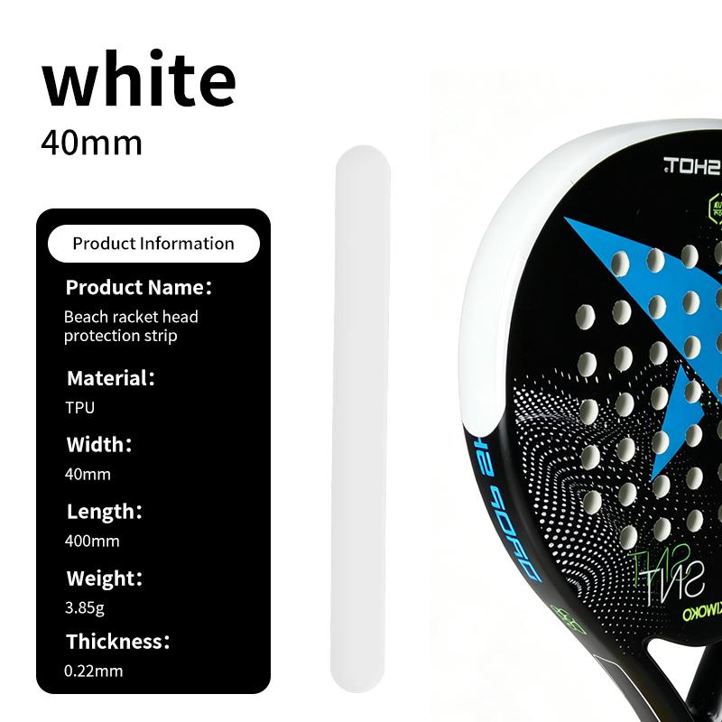 High Quality TPU Padel Racket Edge Protector Stickers Anti Scratch Anti Impact Beach Tennis Paddle Guard Tape