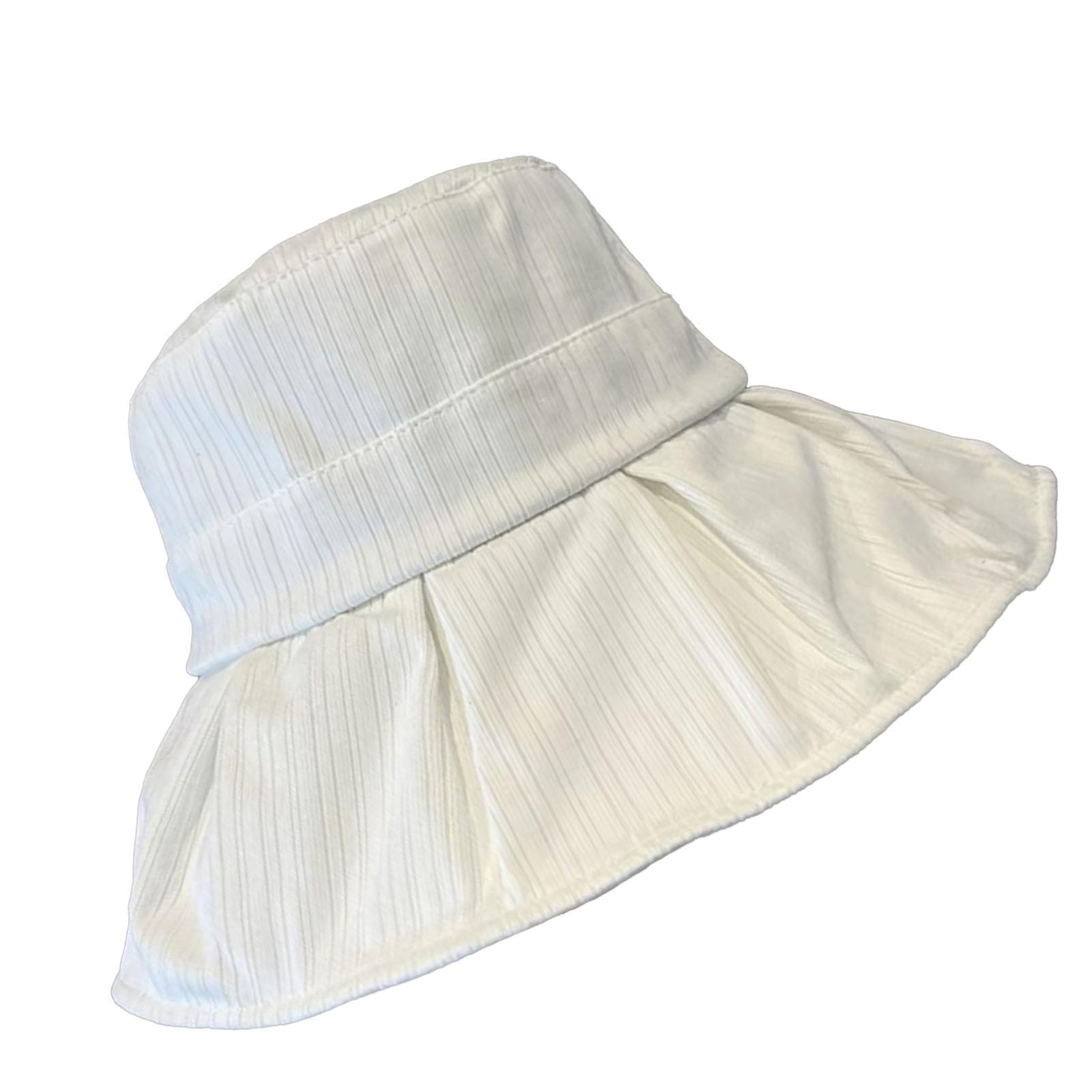 

Sun Hat UV Resistant Wide Brimmed Summer Beach Bucket Hat Women Fishing Hat for Hiking Camping