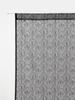 Halloween Lace Door curtain with Ghost Hand Perfect for Fireplace black lace Window Curtain