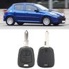 2 Tasten Schlüsselhülle Autoschlüssel Gehäuse Abdeckung Ersatz Zubehör Passend für Peugeot 206 306 307