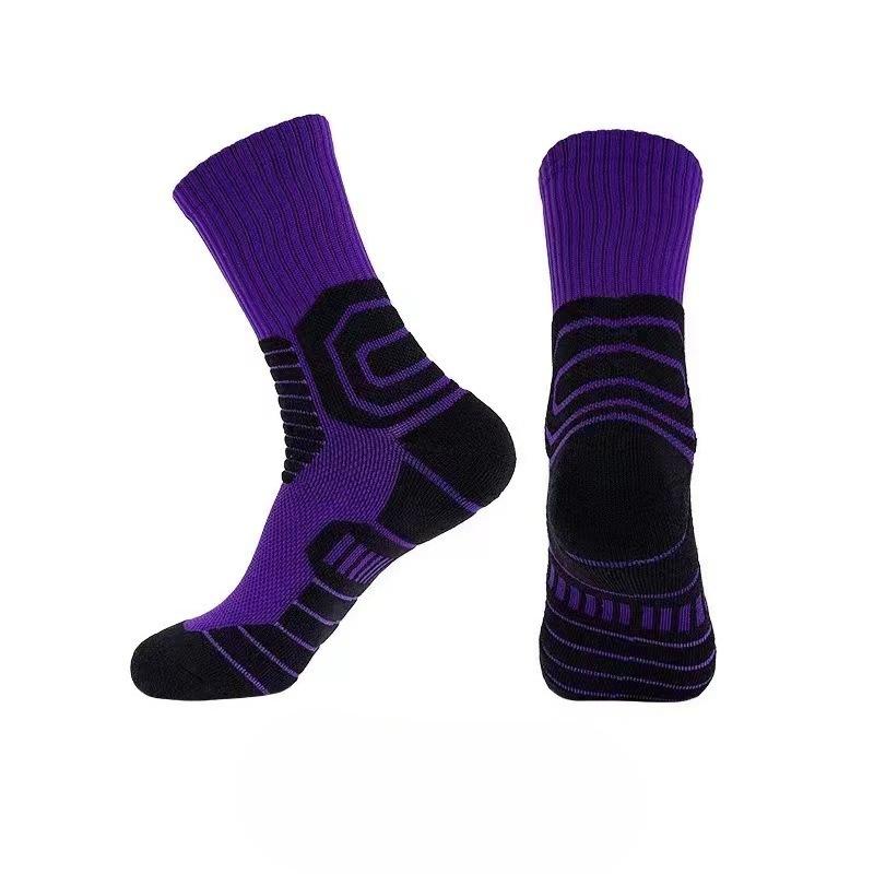 Herren Frühling und Herbst Professionelle Basketball Sport Tide Schweißabsorbierend Atmungsaktiv Rutschfest Schlauchsocken