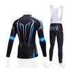 MOXILYN Men's Quick Dry Cycling Jersey Set: Road Bike Shirt and Bib Pants with 9D Gel Padded MTB Riding Wear Kit