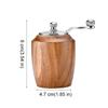Manual Wooden Salt Pepper Grinder Adjustable Coarseness Pepper Grinding Bottle BBQ Salt Mill  Steak