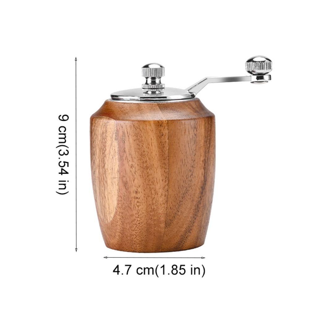 Manual Wooden Salt Pepper Grinder Adjustable Coarseness Pepper Grinding Bottle BBQ Salt Mill  Steak