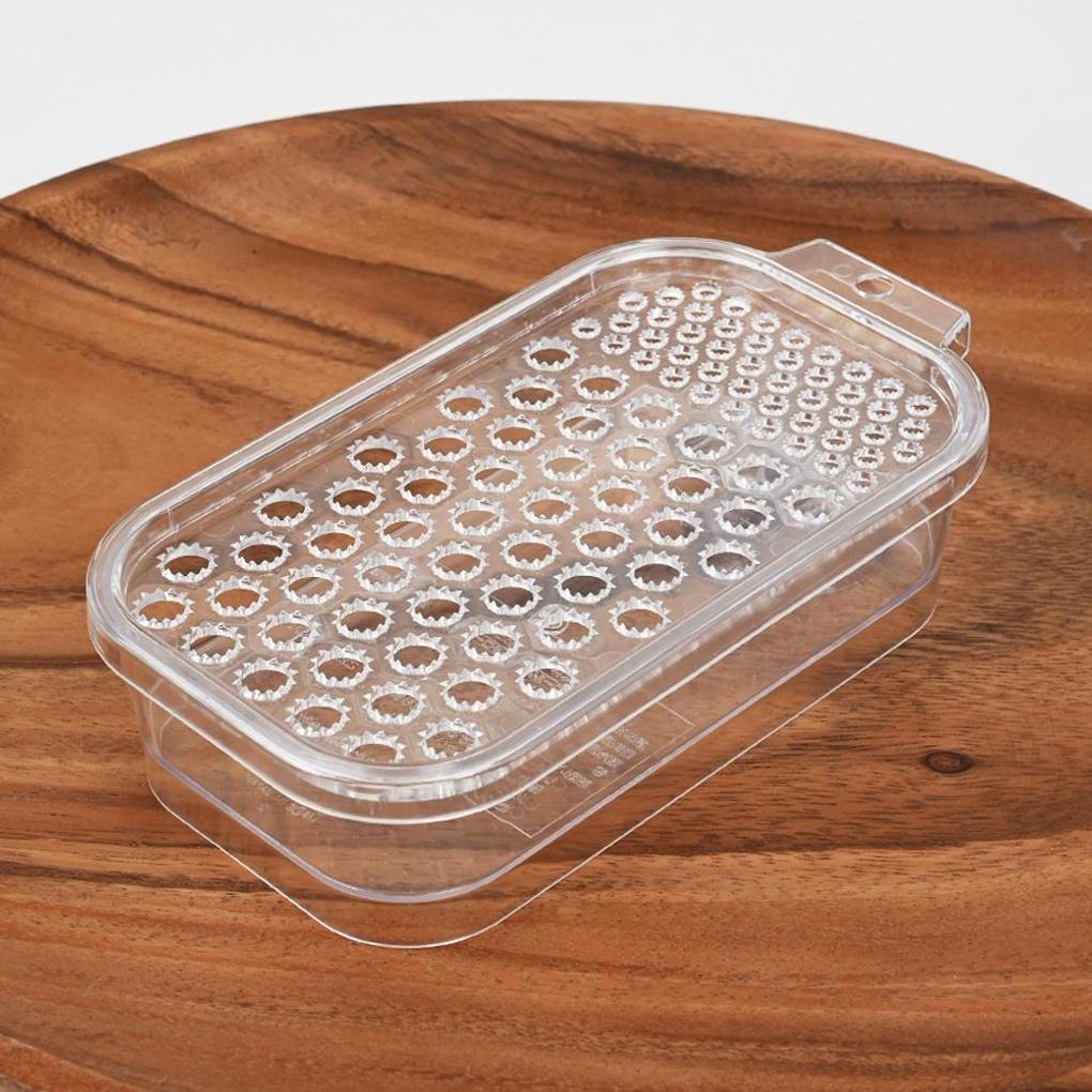 Klarer Transparenter Babykost-Frucht-Reibe