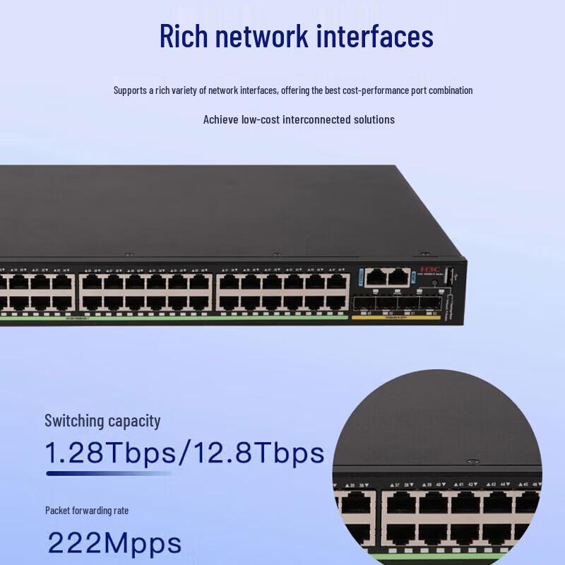 H3C S5560-52S-EI-G 48-Port Gigabit Layer 3 Managed Enterprise Switch