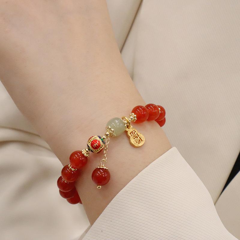 Natural agate braceletfashion women daily jewelry gift
