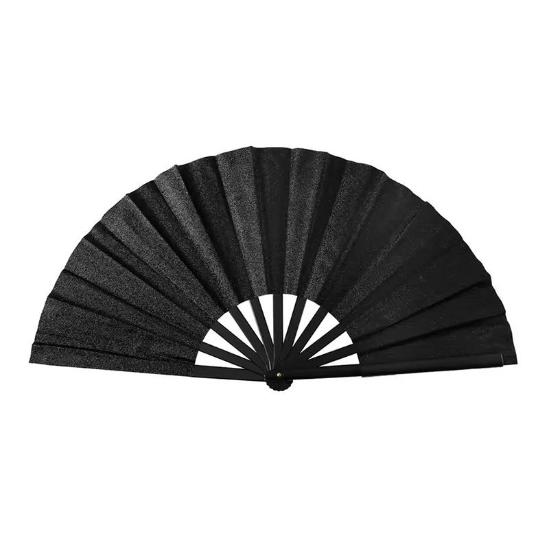 Bright Folding Fan Bright Color Rainbow Starry Sky In The Dark Festival Acting Hand Fans Women Girl Party Dancing Fan
