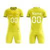 Short Sleeve Soccer Jersey and Shorts Set for Men Athletic Fit Breathable Quick Dry Lightweight Team Uniforms for Training Match