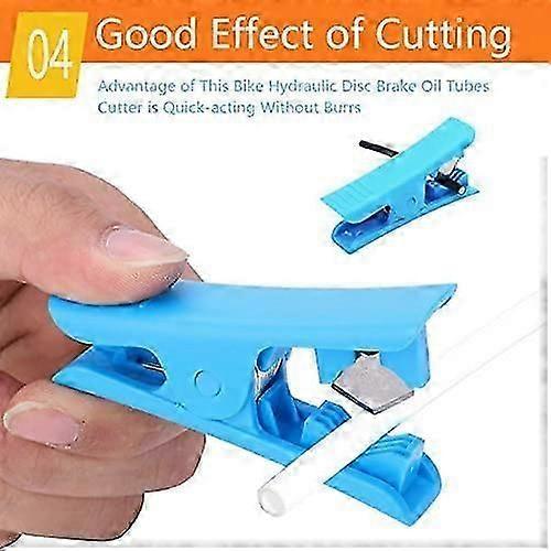 Bicycle Hose Cutter,Brake Hose Cutter,Mini Portable Oil Tube Cutter Bike Hose Disc Cutter Tool