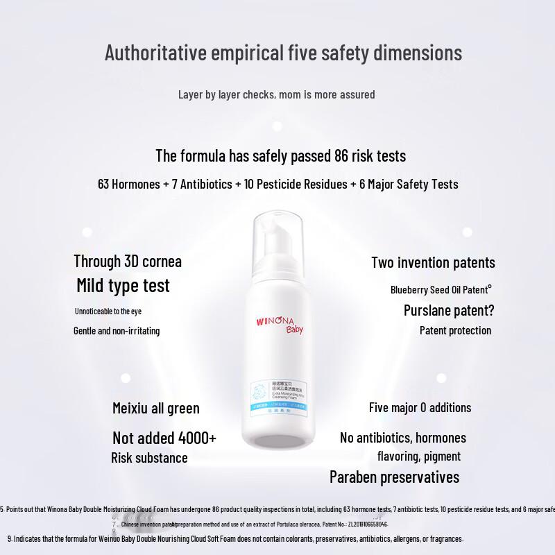 Winona Baby Kids Gentle Amino Acid Cleansing Foam