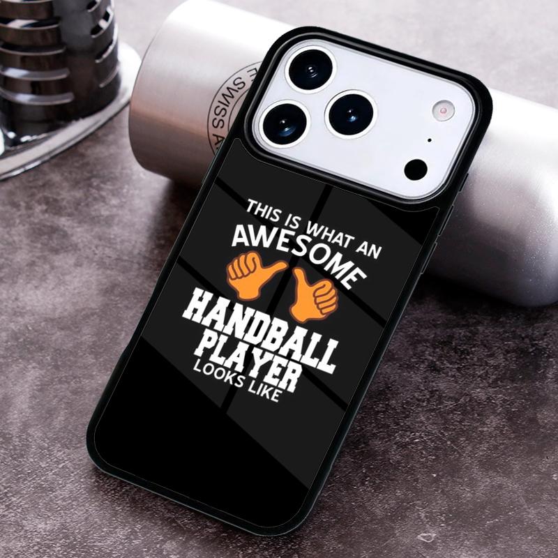 Handball Sport Phone Case for iPhone 17 16 15 Pro Max Air 14 13 12 11 Plus Shockproof Cover