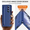 NINKI Slim Pen Case for Samsung Galaxy Z Fold 6 Case with Blue S Pen and Stylus Pen Holder & Kickstand,Hinge Case for Samsung Z Fold 6