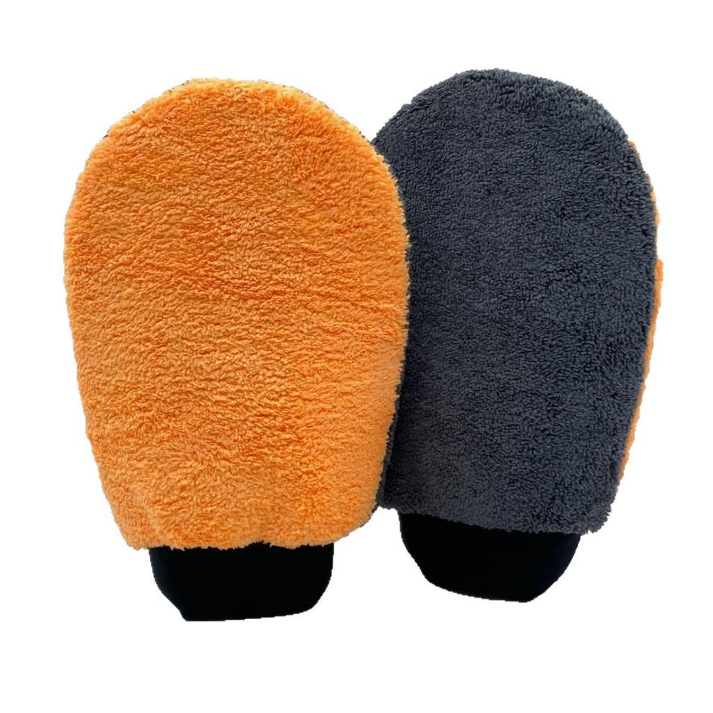 Bear Paw Multifunctional Double-Sided Coral Fleece Cleaning Gloves for Car Wash