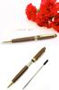 Daisybee Wooden Ballpoint Tabletop Ballpoint Case Black Core Stand Pen, Boxed, Gift, Pen, Set, Oil-Based, (Walnut Type)